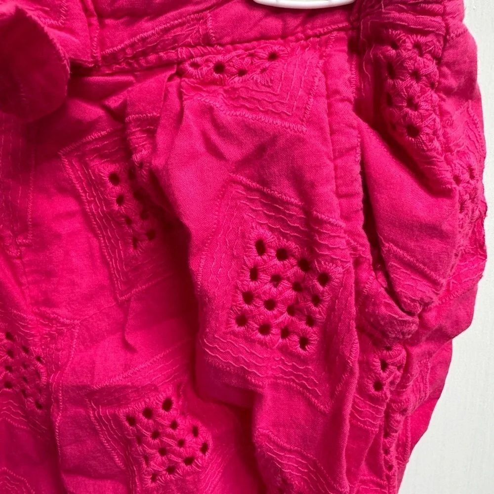 OshKosh B'gosh 2T Girls Hot Pink Eyelet Casual Pants